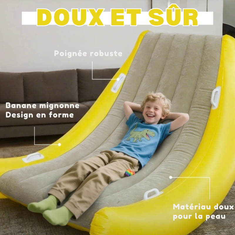 BABABOUM™ · Fauteuil Banane Gonflable pour Enfants 🍌