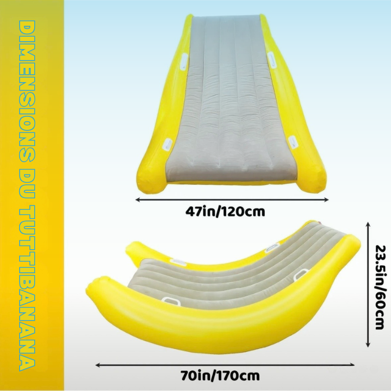 BABABOUM™ · Fauteuil Banane Gonflable pour Enfants 🍌