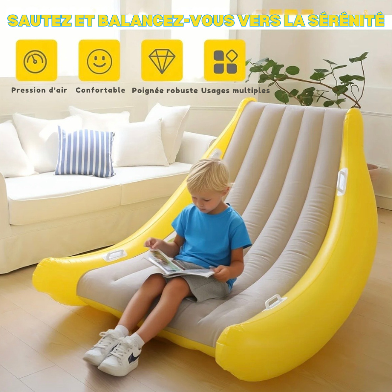 BABABOUM™ · Fauteuil Banane Gonflable pour Enfants 🍌